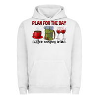 Pigment Lunar Rock Plan for the day coffee camping wine Urban Hoodie - texasbilliewilder