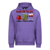 Tulip Plan for the day coffee camping wine Urban Hoodie - texasbilliewilder