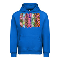 Cobalt Western Easter Brushstrokes Urban Hoodie - RanaPortraitStore