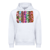 White Western Easter Brushstrokes Urban Hoodie - RanaPortraitStore