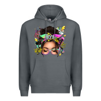 Rock 90s messy bun Premium Hoodie - texasbilliewilder