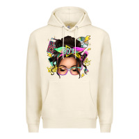 Tofu 90s messy bun Premium Hoodie - texasbilliewilder