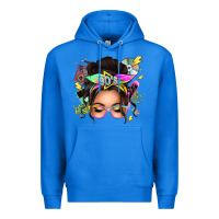 True Royal 90s messy bun Premium Hoodie - texasbilliewilder