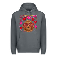 Rock valentine's day toy poodle Premium Hoodie - RanaPortraitStore