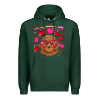 Sports Green valentine's day toy poodle Premium Hoodie - RanaPortraitStore