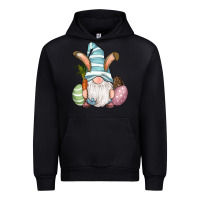 Black Easter Bunny Gnomes with Egg and Carrot Urban Hoodie - RanaPortraitStore