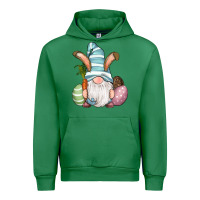 Emerald Easter Bunny Gnomes with Egg and Carrot Urban Hoodie - RanaPortraitStore