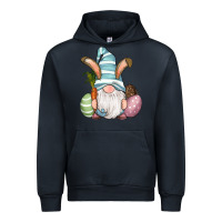 Navy Easter Bunny Gnomes with Egg and Carrot Urban Hoodie - RanaPortraitStore