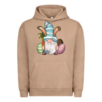Pigment Burro Easter Bunny Gnomes with Egg and Carrot Urban Hoodie - RanaPortraitStore