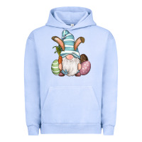 Pigment Grape Ice Easter Bunny Gnomes with Egg and Carrot Urban Hoodie - RanaPortraitStore