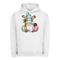 Pigment Lunar Rock Easter Bunny Gnomes with Egg and Carrot Urban Hoodie - RanaPortraitStore