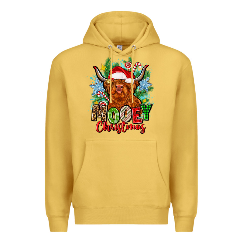 Mooey Christmas Premium Hoodie by Zillion Design Studio | Teevron