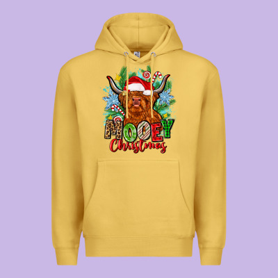 Mooey Christmas Premium Hoodie Designed By Zillion Design Studio