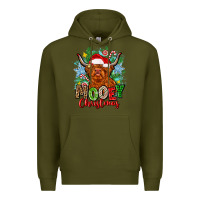 Army Green mooey christmas Premium Hoodie - Zillion Design Studio