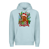 Blue Mist mooey christmas Premium Hoodie - Zillion Design Studio