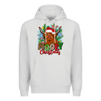 Dove Grey mooey christmas Premium Hoodie - Zillion Design Studio