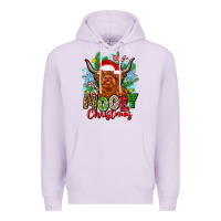 Lilac mooey christmas Premium Hoodie - Zillion Design Studio