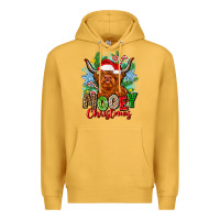 Mustard mooey christmas Premium Hoodie - Zillion Design Studio