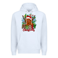 White mooey christmas Premium Hoodie - Zillion Design Studio
