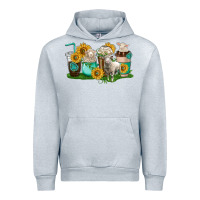 Heather Grey Sheep coffee cups Urban Hoodie - texasbilliewilder