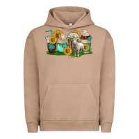 Pigment Burro Sheep coffee cups Urban Hoodie - texasbilliewilder