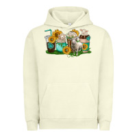 Pigment Pistachio Sheep coffee cups Urban Hoodie - texasbilliewilder