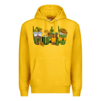 Lemon cactus coffee cups Premium Hoodie - texasbilliewilder