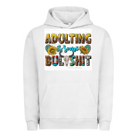Pigment Lunar Rock adulting is some bullshit Urban Hoodie - texasbilliewilder