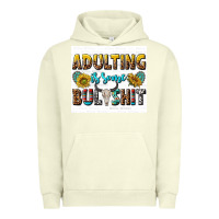 Pigment Pistachio adulting is some bullshit Urban Hoodie - texasbilliewilder