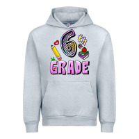 Heather Grey Sixth Grade Urban Hoodie - RanaPortraitStore