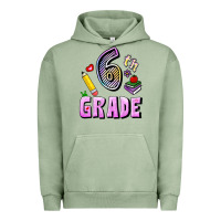 Pigment Oil Green Sixth Grade Urban Hoodie - RanaPortraitStore