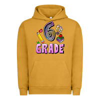 Pigment Peanut Butter Sixth Grade Urban Hoodie - RanaPortraitStore
