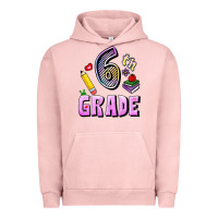 Pigment Salmon Sixth Grade Urban Hoodie - RanaPortraitStore