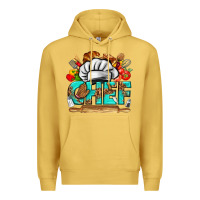 Antique Gold chef Premium Hoodie - texasbilliewilder