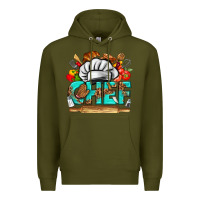 Army Green chef Premium Hoodie - texasbilliewilder