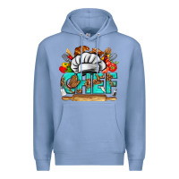 Colony Blue chef Premium Hoodie - texasbilliewilder