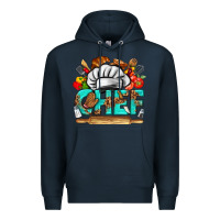 Navy chef Premium Hoodie - texasbilliewilder