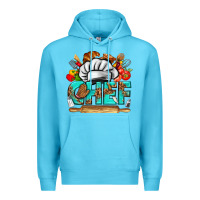 Ocean Blue chef Premium Hoodie - texasbilliewilder