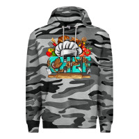 Slate Camo chef Premium Hoodie - texasbilliewilder