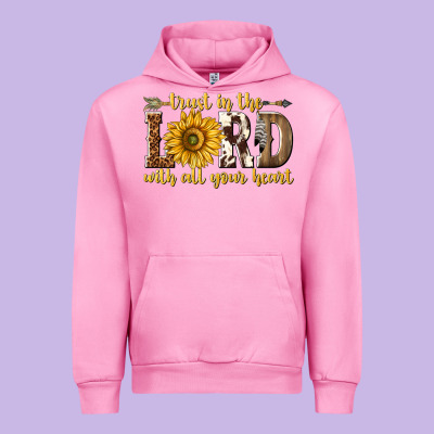 Trust In The Lord With All Your Heart Urban Hoodie Designed By Texasbilliewilder