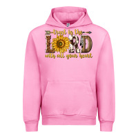 Fuchsia Pink Trust in the lord with all your heart Urban Hoodie - texasbilliewilder