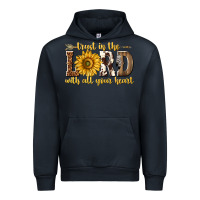 Navy Trust in the lord with all your heart Urban Hoodie - texasbilliewilder
