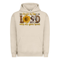 Pigment French Oak Trust in the lord with all your heart Urban Hoodie - texasbilliewilder