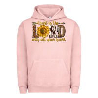 Pigment Salmon Trust in the lord with all your heart Urban Hoodie - texasbilliewilder