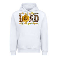 White Trust in the lord with all your heart Urban Hoodie - texasbilliewilder