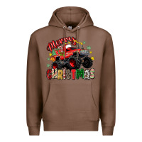 Chestnut merry christmas truck Premium Hoodie - Zillion Design Studio