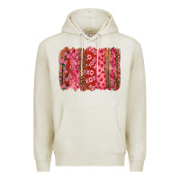 Oatmeal Heather Valentine's Day Brushstrokes with Roses Premium Hoodie - RanaPortraitStore