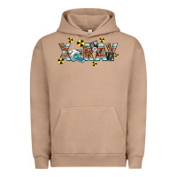 Pigment Burro X-ray Urban Hoodie - texasbilliewilder