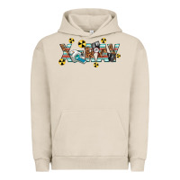 Pigment French Oak X-ray Urban Hoodie - texasbilliewilder