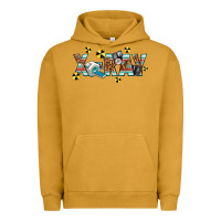 Pigment Peanut Butter X-ray Urban Hoodie - texasbilliewilder